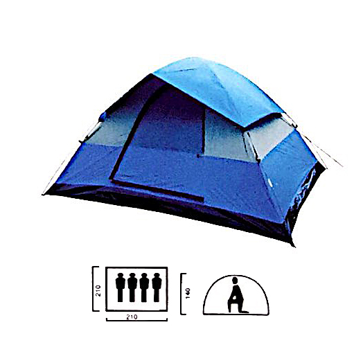 CHEVALIER 4 Person Outdoor Camping Tent,Double Layer Tent,4 Season Family Tent Shelter